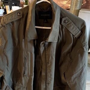 Banana Republic Men's Khaki Military Jacket